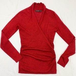 The Limited Red Long Sleeve Sweater